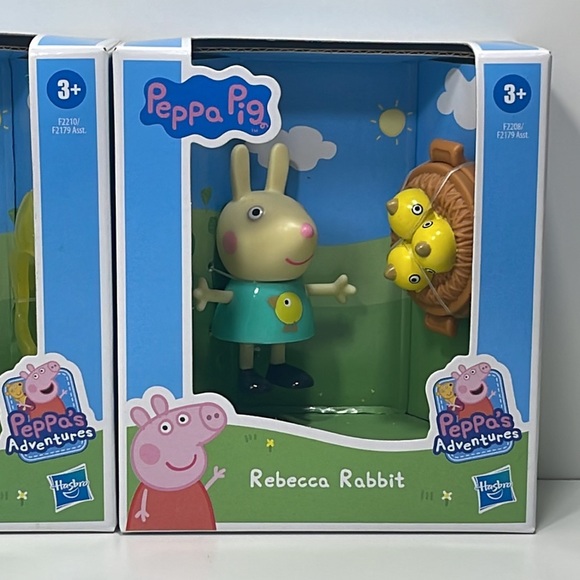 Peppa Pig Friends 3 Piece Bundle NWT peppa pig, Gerald Giraffe, Rebecca Rabbit - Picture 4 of 7